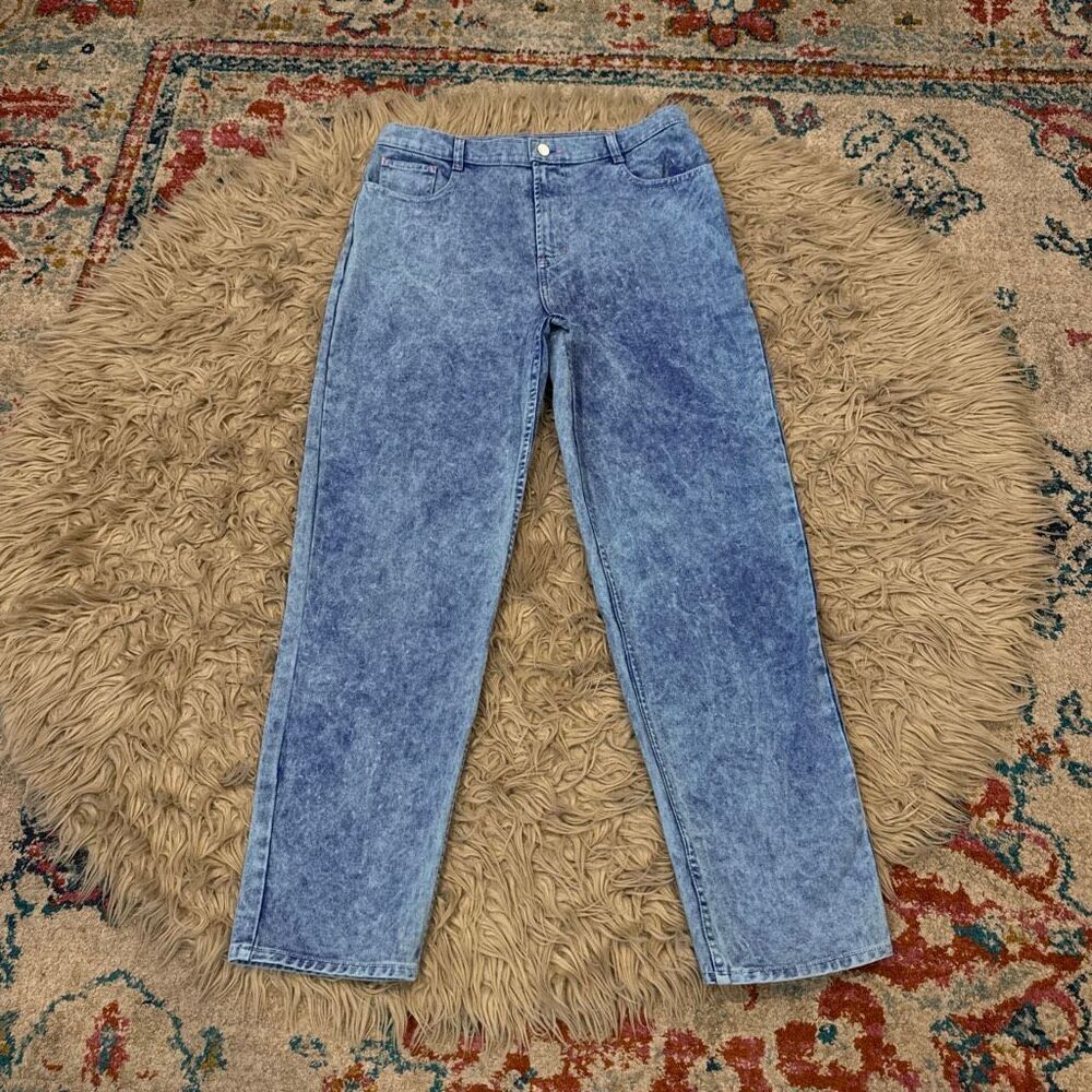 Mokuyobi blue acid wash jeans size 34